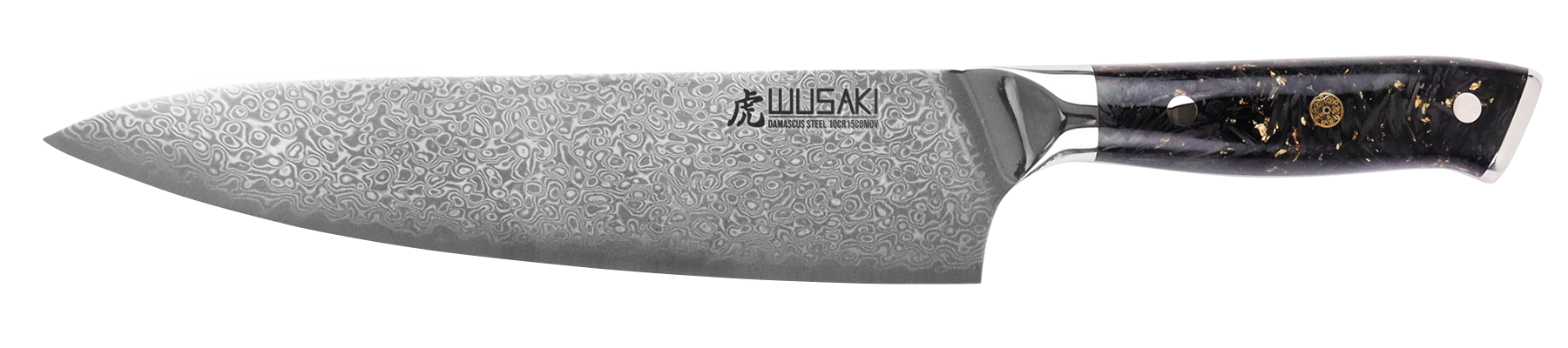 Couteau de chef Sakin Damas 10Cr 20cm