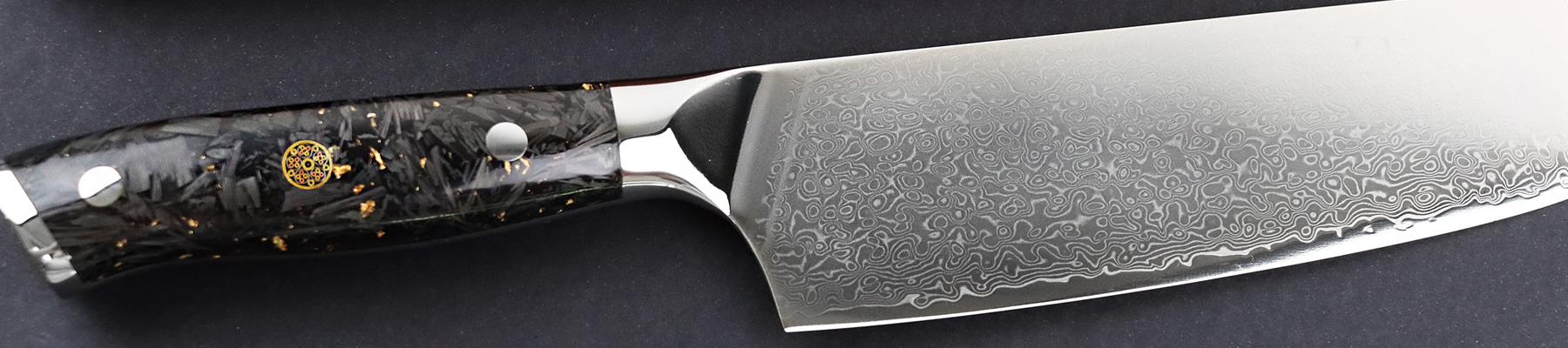 Couteau nakiri Sakin Damas 10Cr 17cm