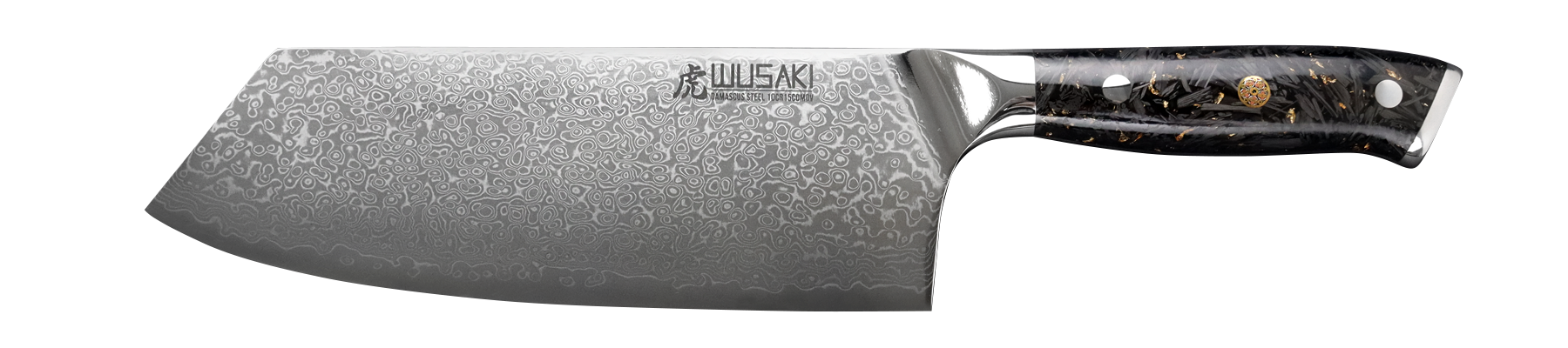Couteau de chef chinois Sakin Damas 10Cr 19cm