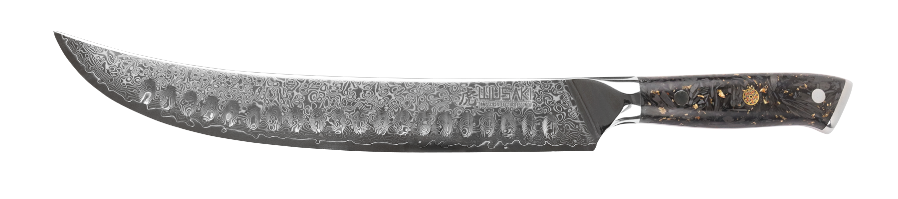 Couteau à découper Sakin Damas 10Cr 25cm
