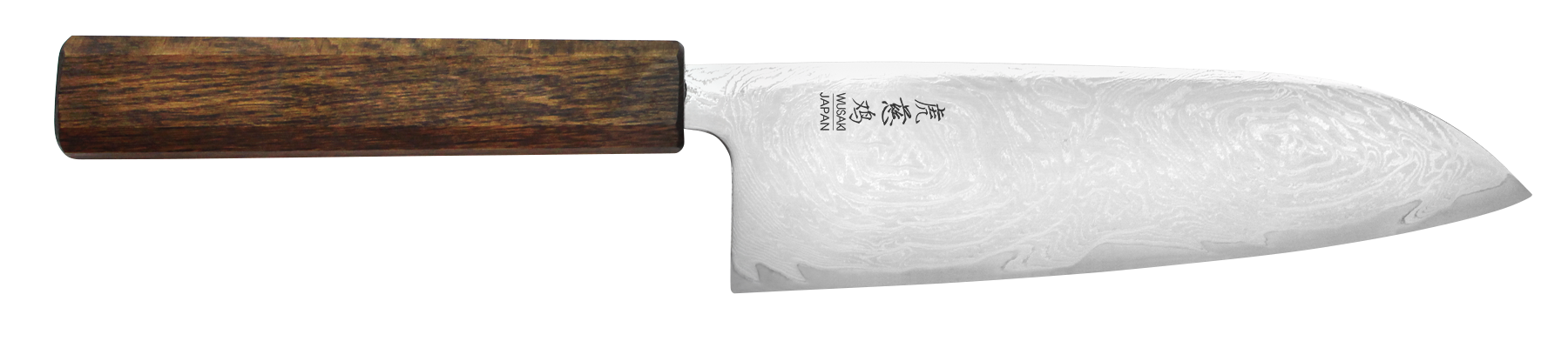 Couteau santoku japonais artisanal 16,5cm Unagi G3