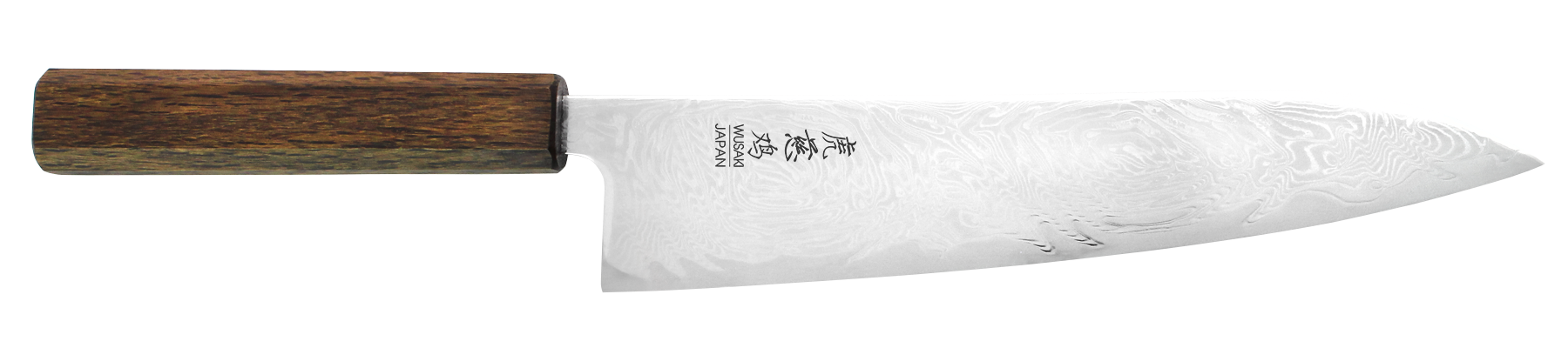 Couteau de chef japonais artisanal 21cm Unagi AUS10