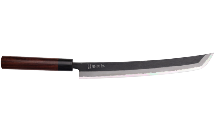 Couteau japonais artisanal Wusaki Sakimaru BS1 lame San Maï