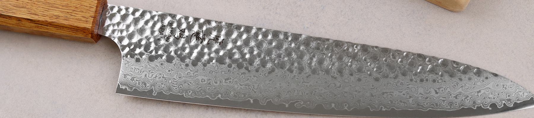 Couteau japonais artisanal Yaketa VG10 damas chef 20cm