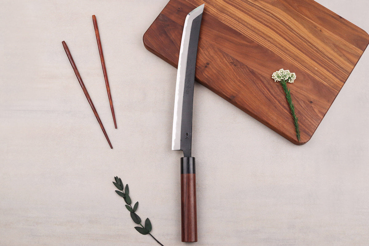 Handcrafted Japanese Knife Sakimaru BS1 San Mai Blade 27cm