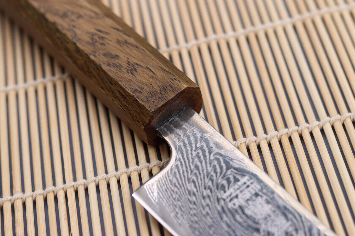Couteau sujihiki japonais artisanal Unagi AUS10 24cm