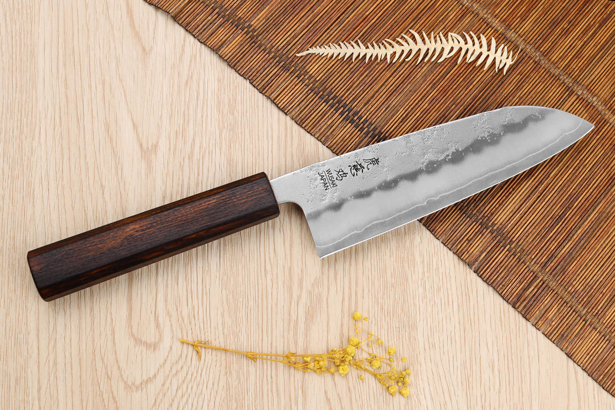 Handcrafted Japanese Santoku Knife 16.5cm Yoshi G3