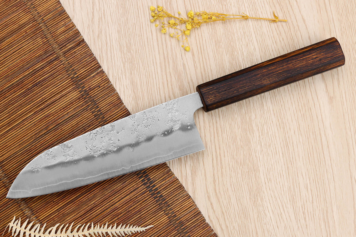 Handcrafted Japanese Santoku Knife 16.5cm Yoshi G3