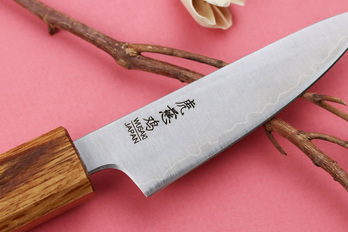Couteau artisanal japonais Wusaki Migaki G3 office 8cm
