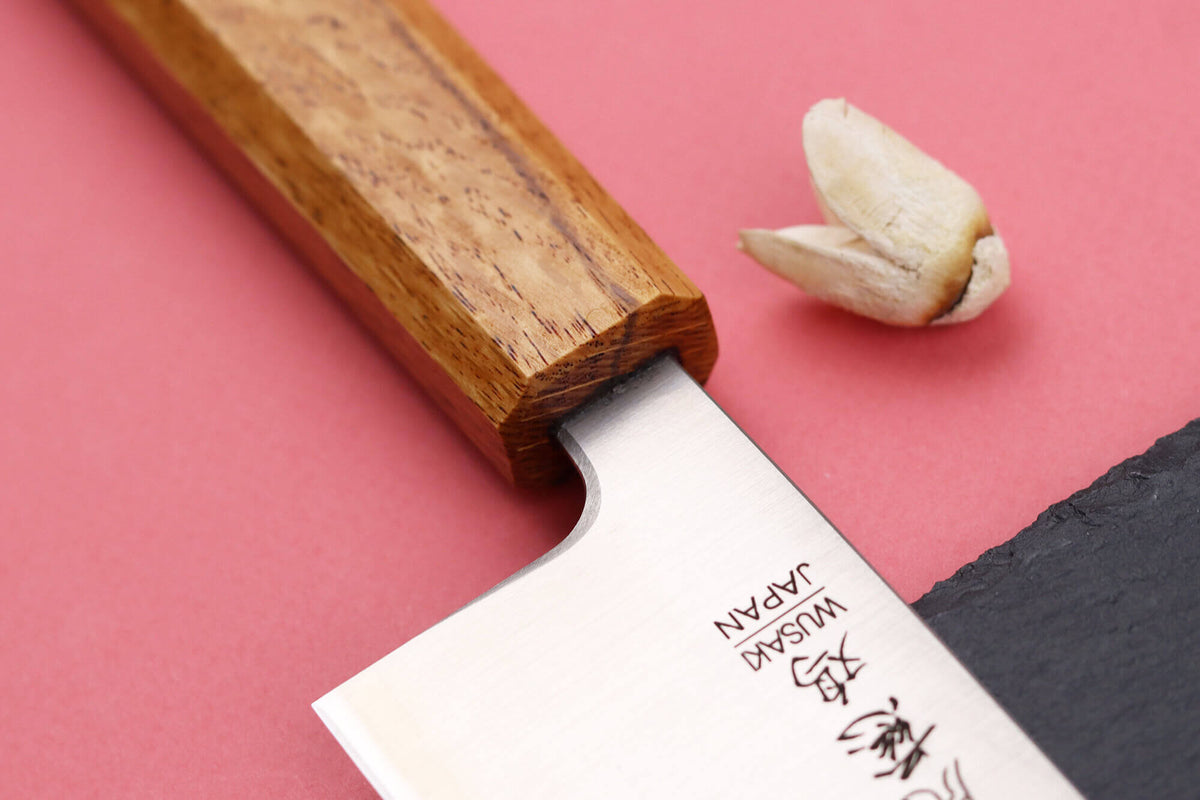 Couteau santoku japonais artisanal 16,5cm Migaki G3