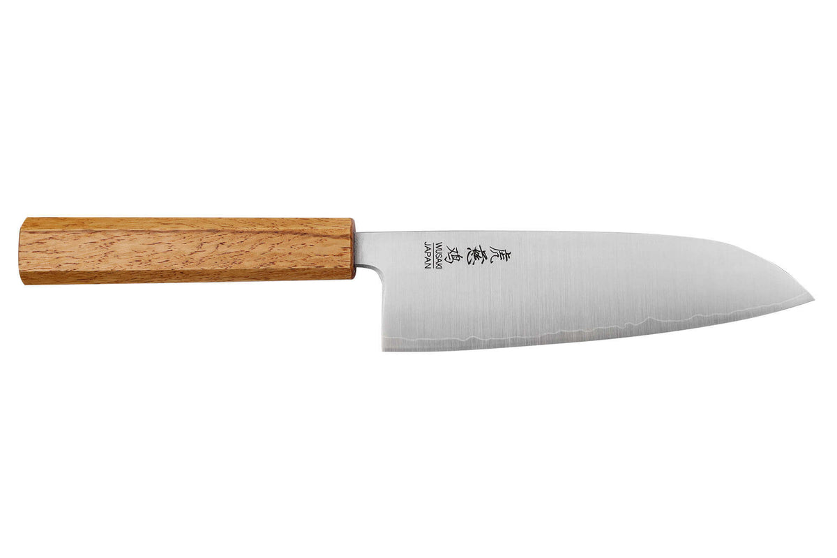 Couteau santoku japonais artisanal 16,5cm Migaki G3