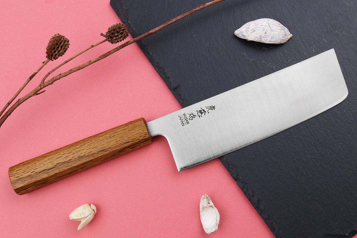 Couteau nakiri japonais artisanal 16,5cm Migaki G3