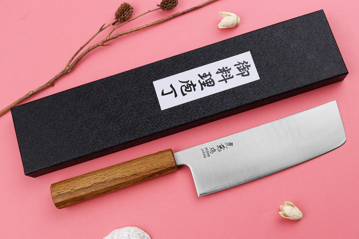 Couteau nakiri japonais artisanal 16,5cm Migaki G3