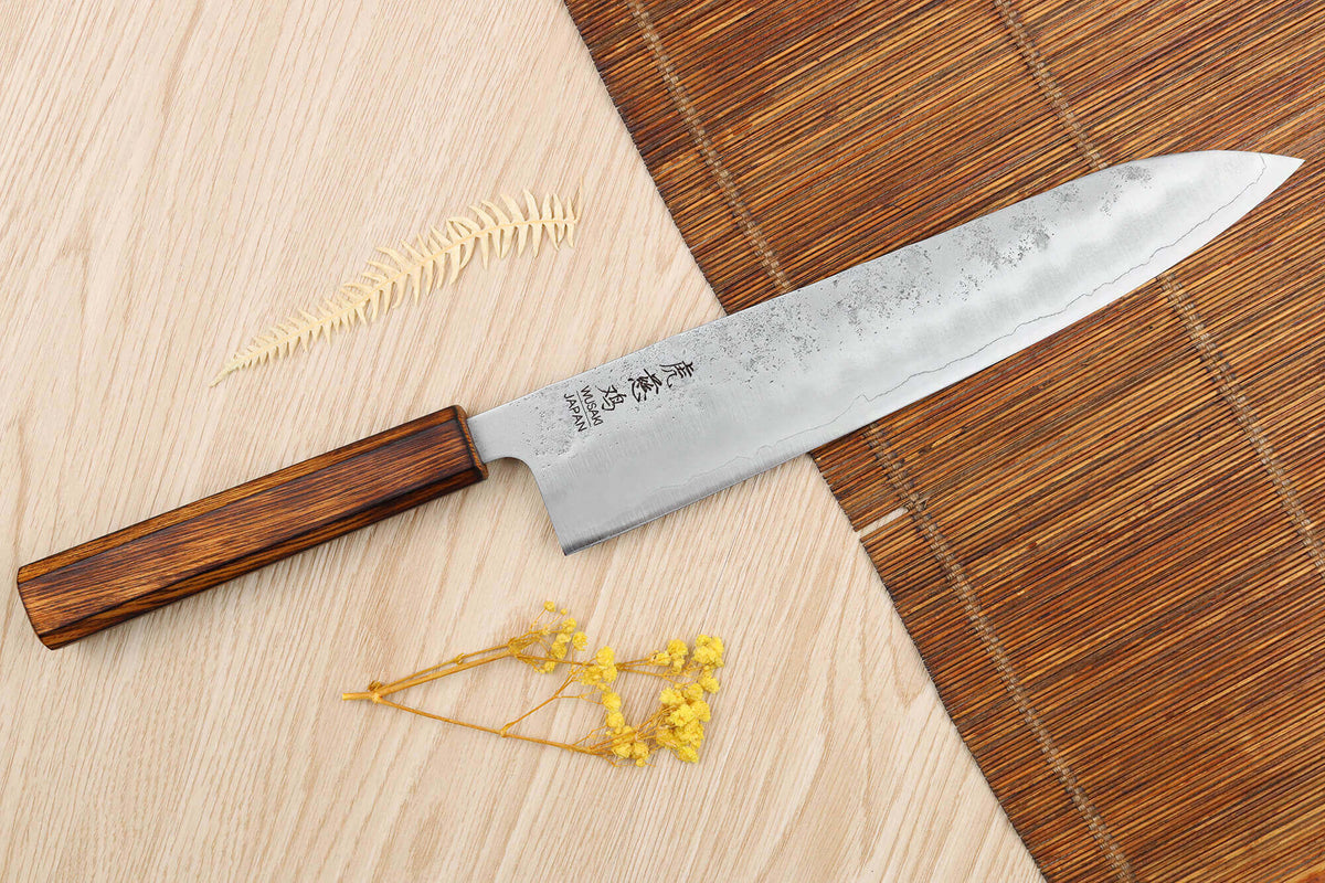 Couteau de chef japonais artisanal 24cm Yoshi G3