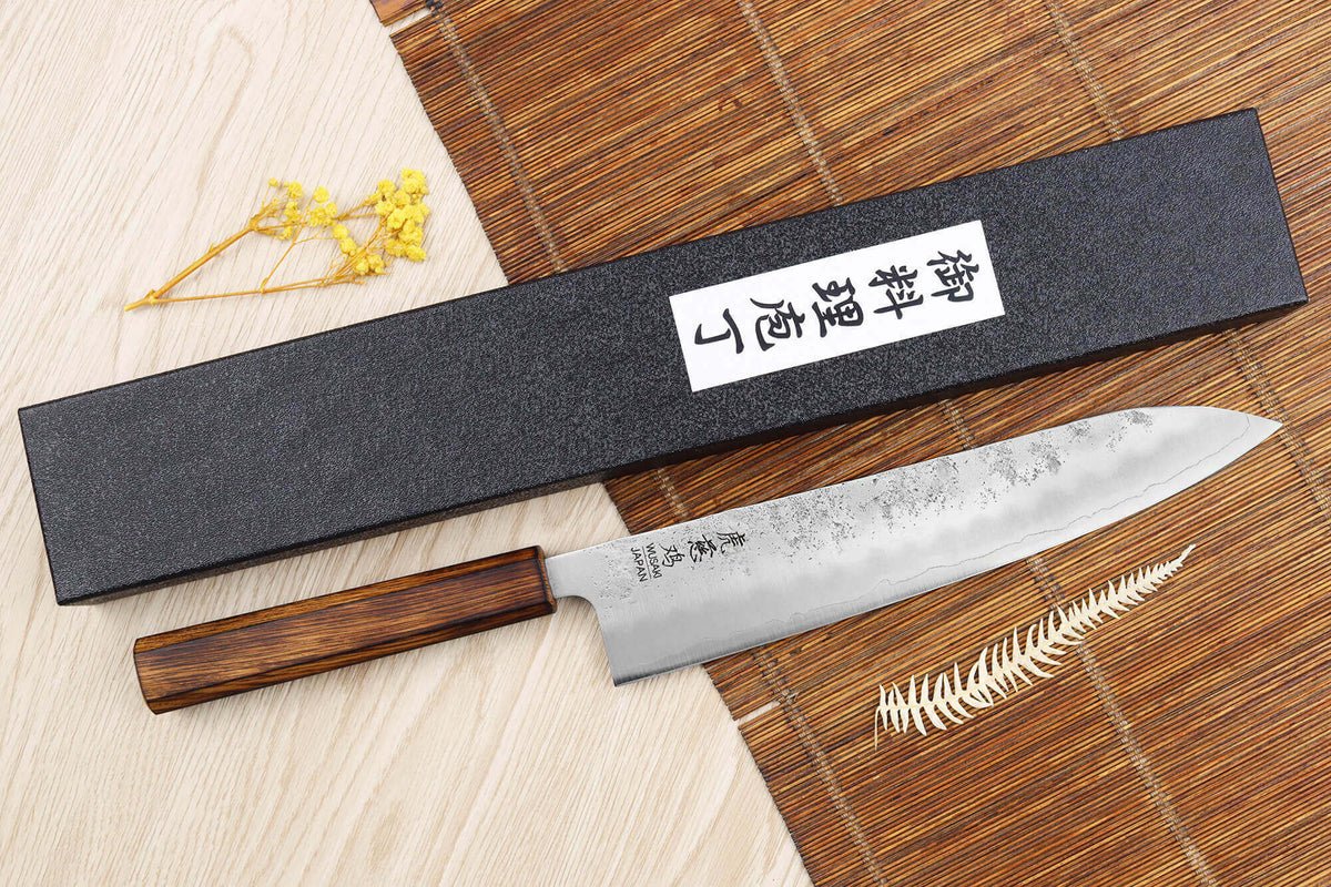 Couteau de chef japonais artisanal 24cm Yoshi G3