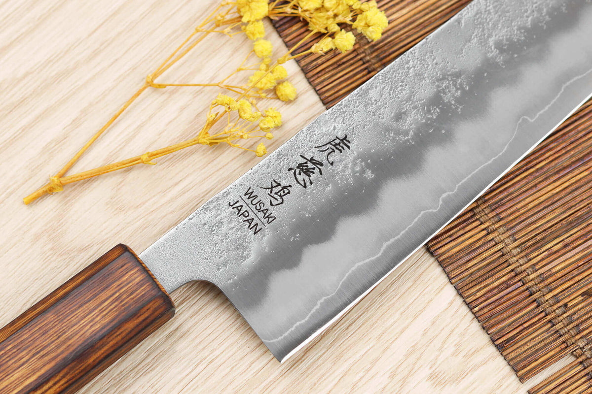 Couteau de chef japonais artisanal 24cm Yoshi G3