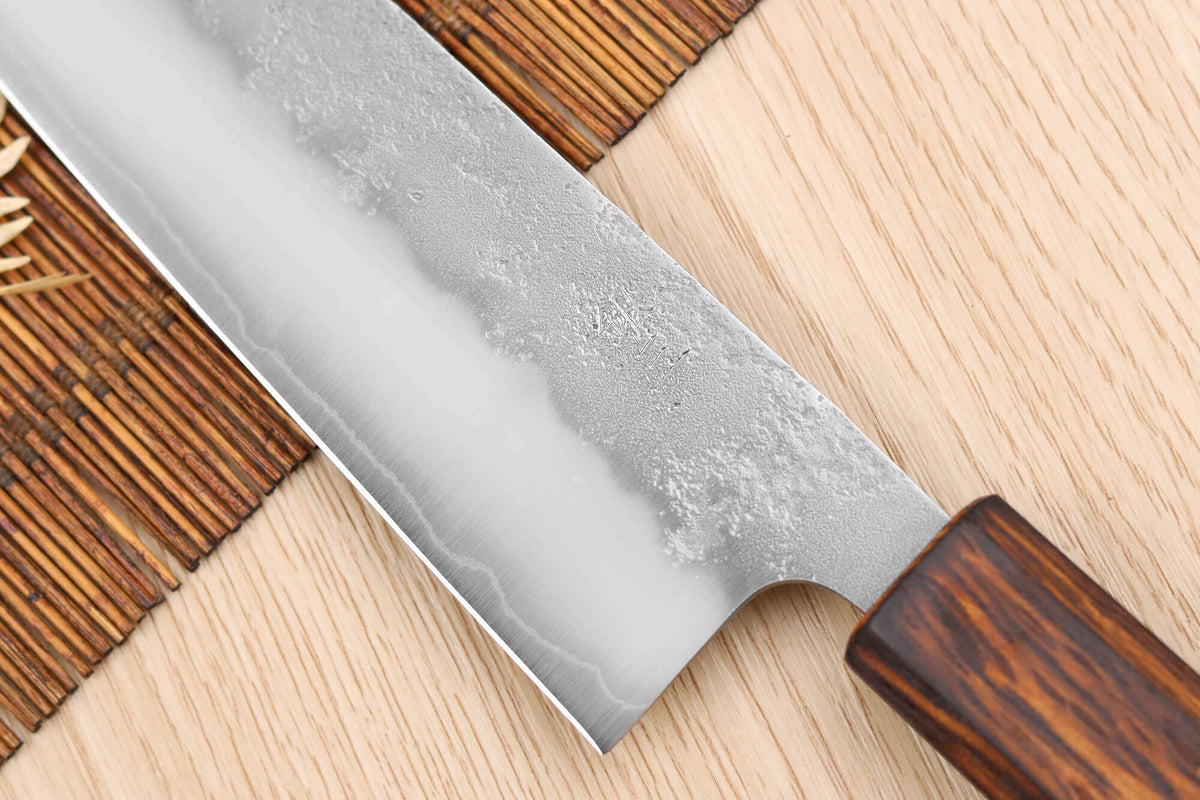 Handcrafted Japanese Bunka Knife Yoshi G3 Oak 17cm