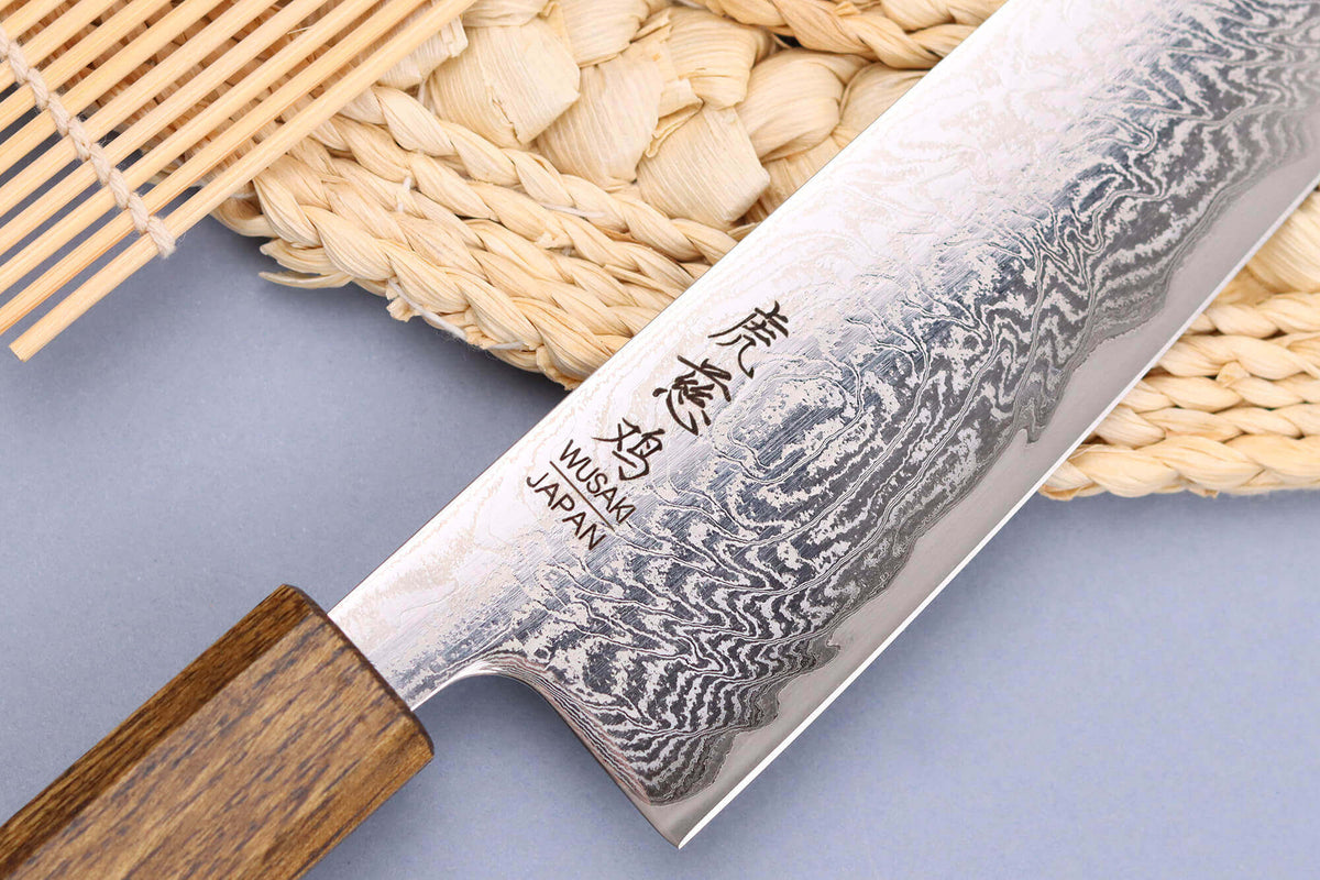 Couteau bunka japonais artisanal 17,5cm Unagi AUS10