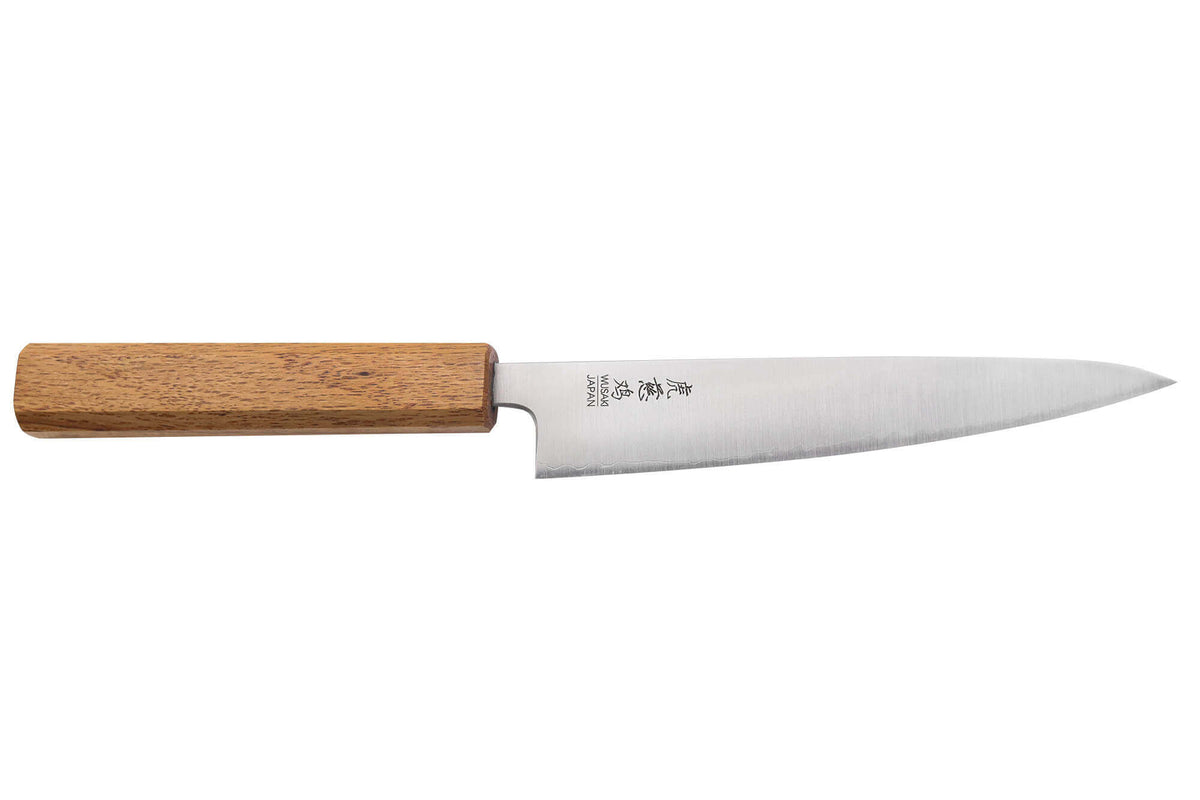 Couteau artisanal japonais Wusaki Migaki G3 universel 15cm
