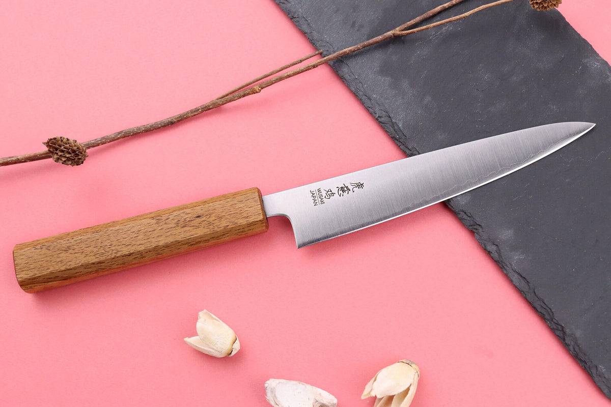 Handcrafted Japanese Knife Wusaki Migaki G3 Utility 15cm