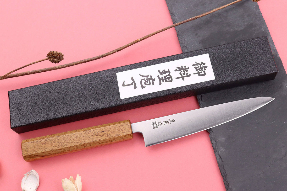 Handcrafted Japanese Knife Wusaki Migaki G3 Utility 15cm
