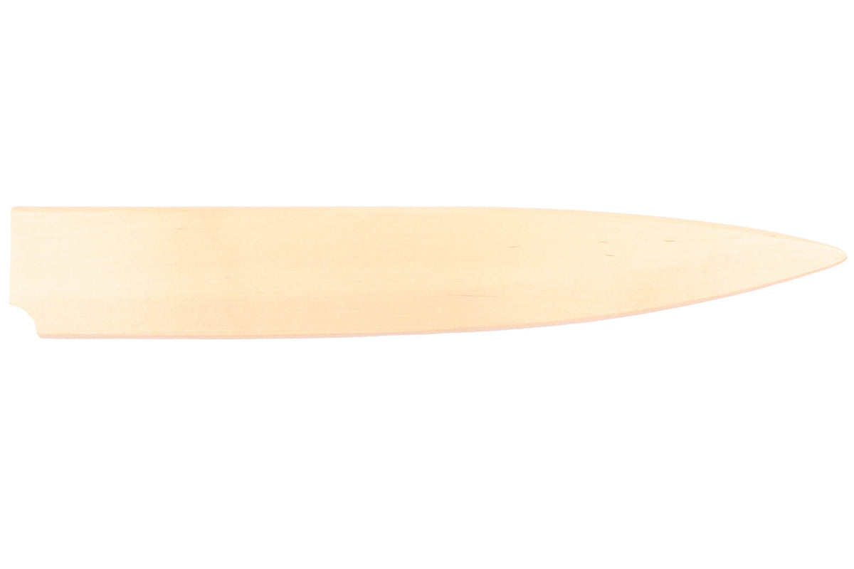 Couteau yanagiba Wusaki Olive 7Cr manche en olivier 30cm + saya
