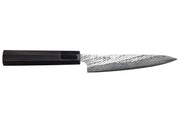 Couteau universel japonais artisanal 13,5cm Kuronawa G3 damas