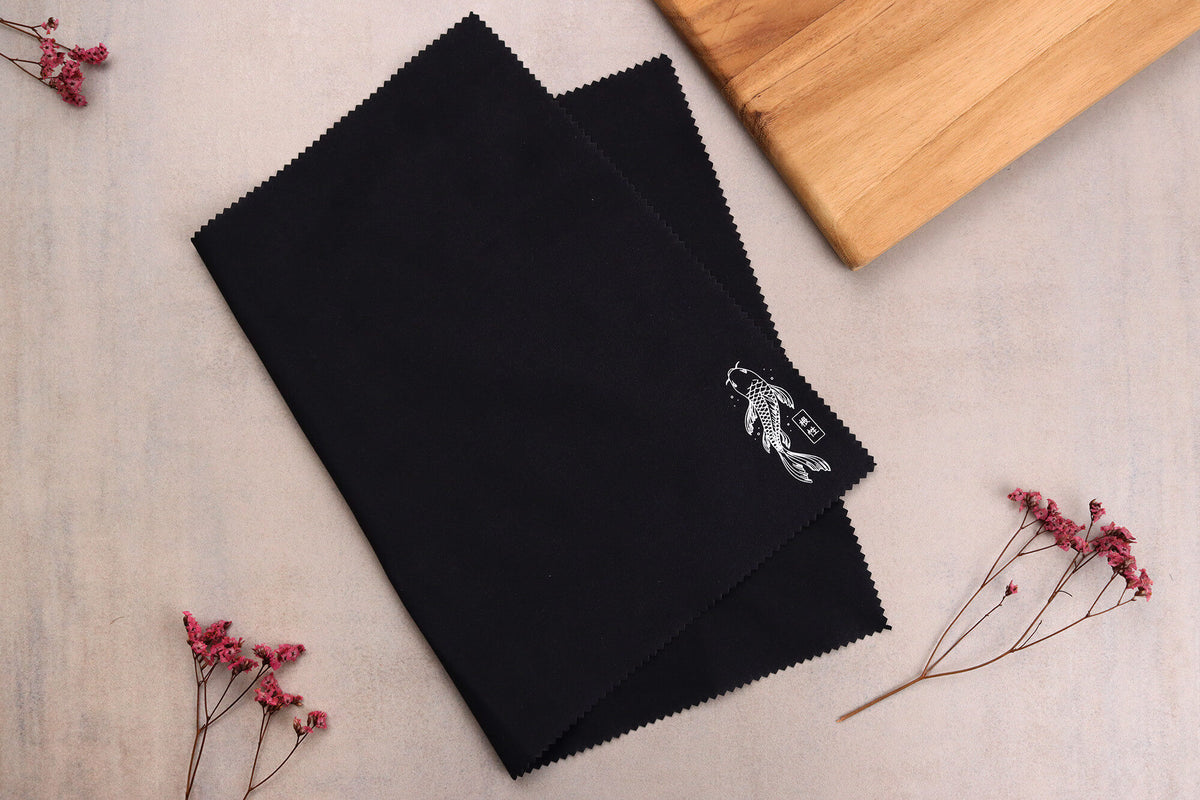 Chiffon microfibre de nettoyage pour couteau de cuisine - Les Decoupeurs