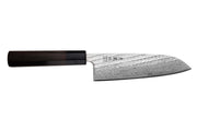 Handcrafted Japanese Santoku Knife 16.5cm Kuronawa G3 Damascus