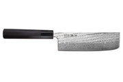 Handcrafted Japanese Nakiri Knife 16.5cm Kuronawa G3 Damascus