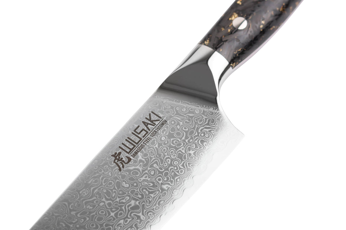 Couteau santoku Sakin Damas 10Cr 17cm
