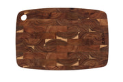 Cutting Board with Hanging Hole 35x24cm Acacia Checkerboard
