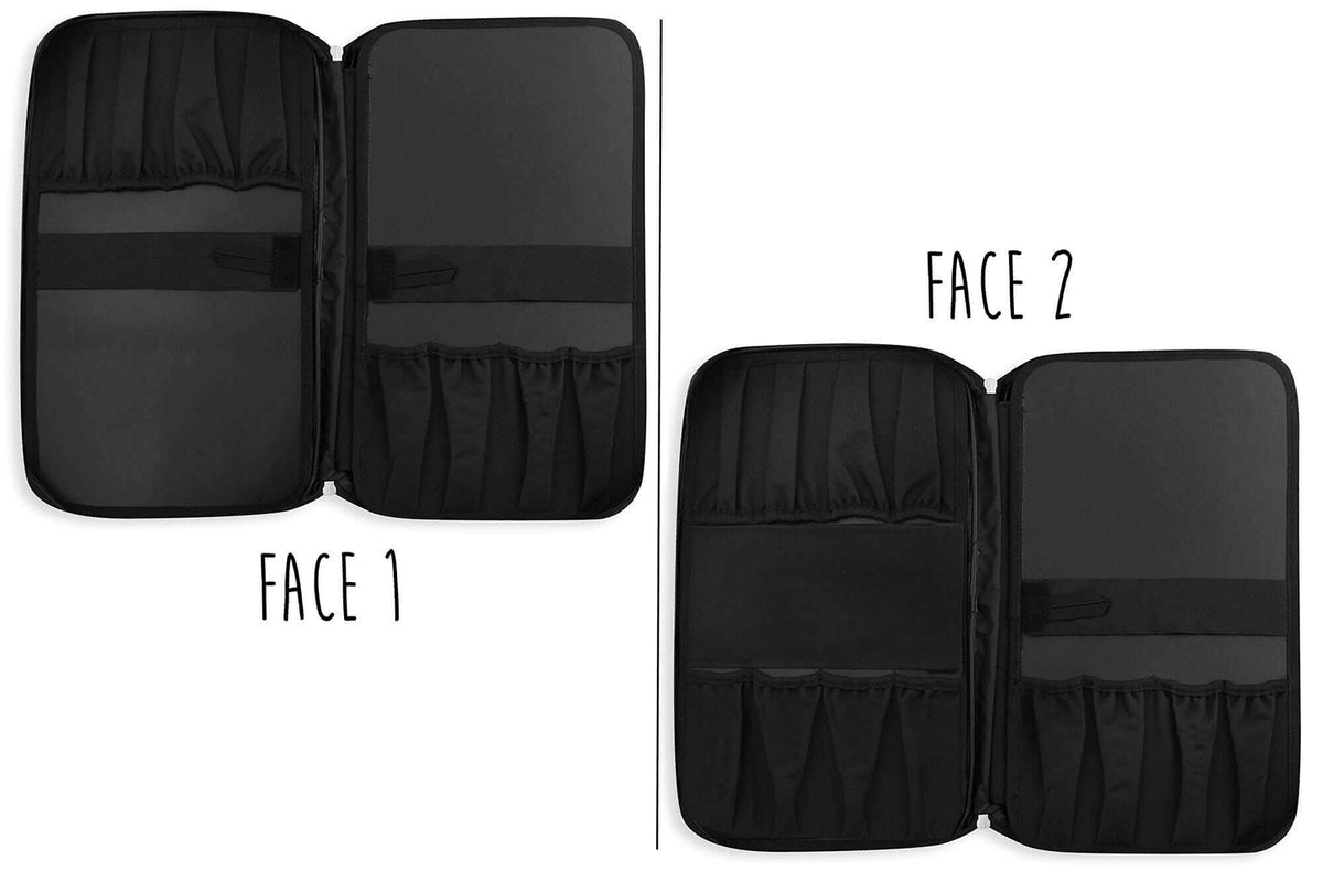 Mallette de cuisinier vide 21 places + 1 grande poche de rangement