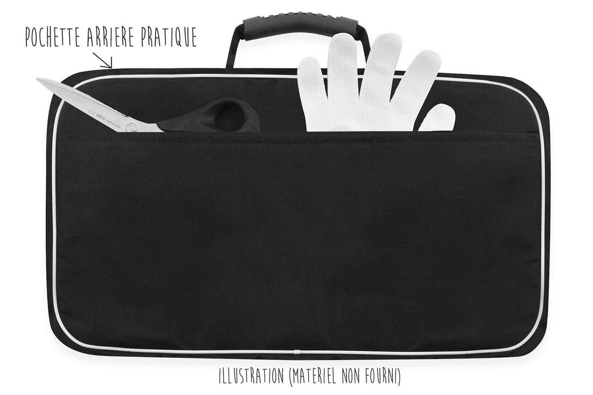 Mallette de cuisinier vide 21 places + 1 grande poche de rangement