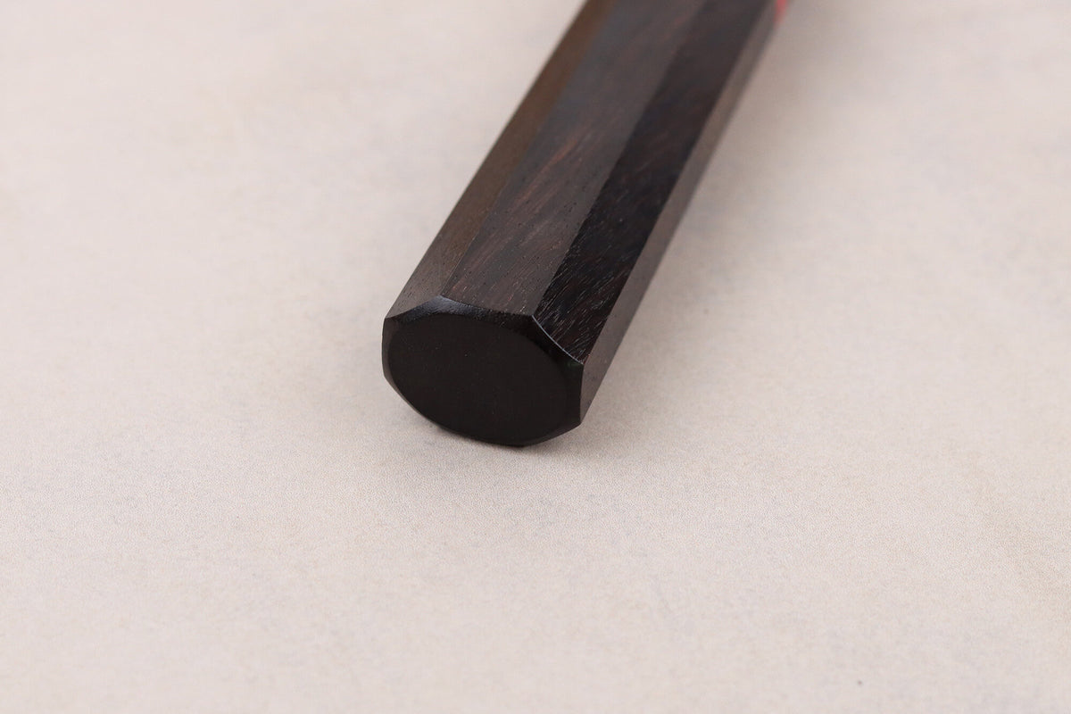 Handcrafted Japanese Nakiri Knife 16.5cm Nawame Ebony AUS10 Damascus