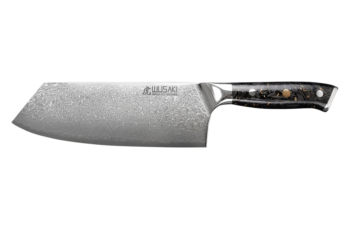 Couteau de chef chinois Sakin Damas 10Cr 19cm