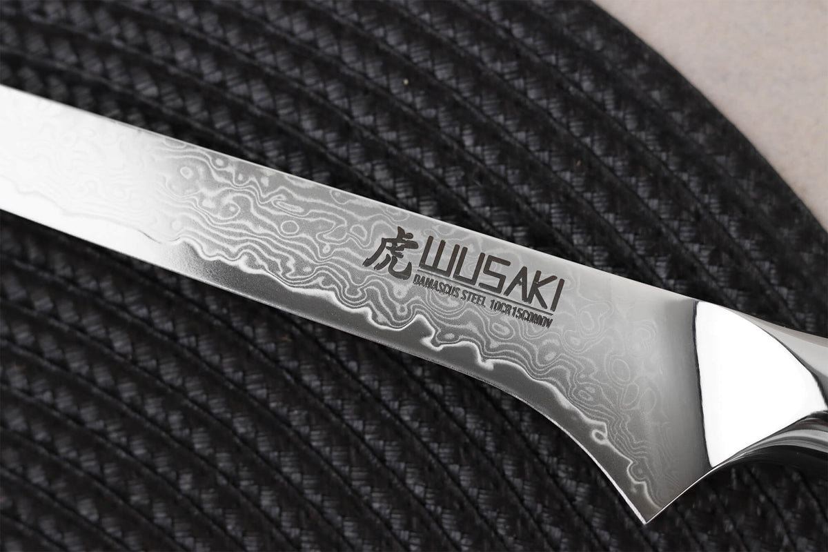 Sakin Damascus 10Cr Boning Knife 15cm