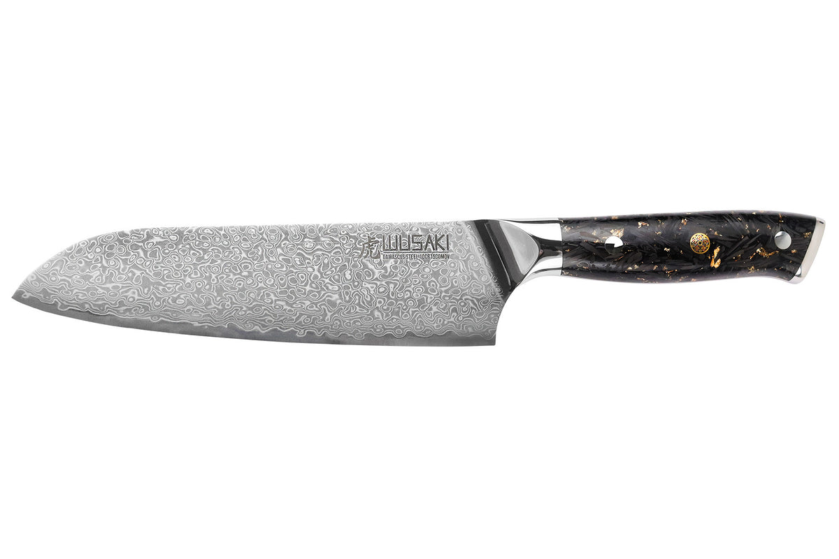 Couteau santoku Sakin Damas 10Cr 17cm