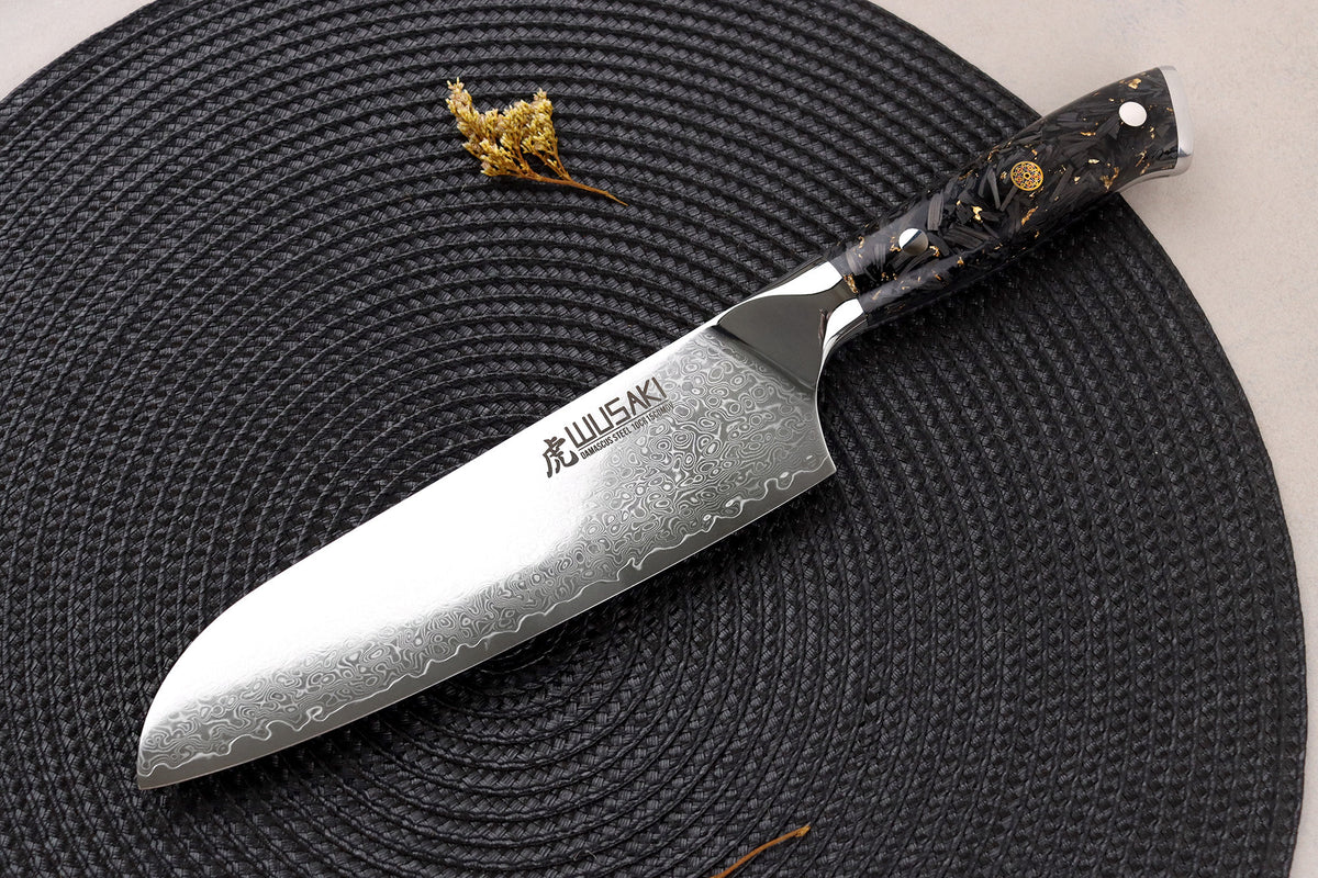 Couteau santoku Sakin Damas 10Cr 17cm