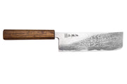 Couteau nakiri japonais artisanal 16,5cm Unagi AUS10