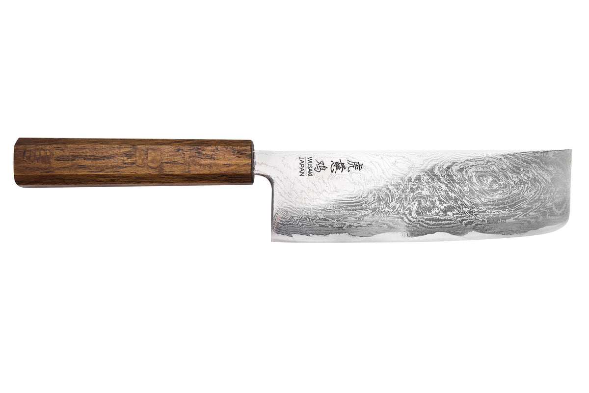 Couteau nakiri japonais artisanal 16,5cm Unagi AUS10