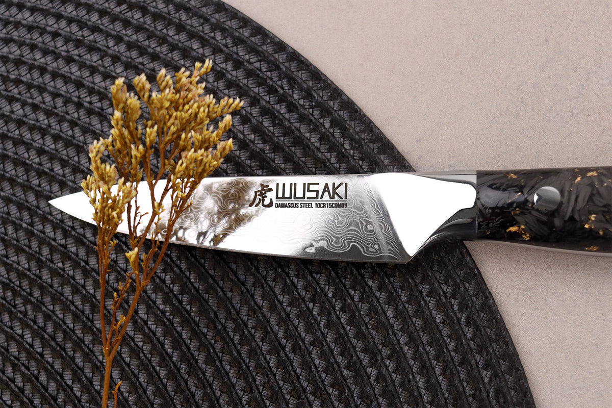 Sakin Damascus 10Cr Paring Knife 9cm