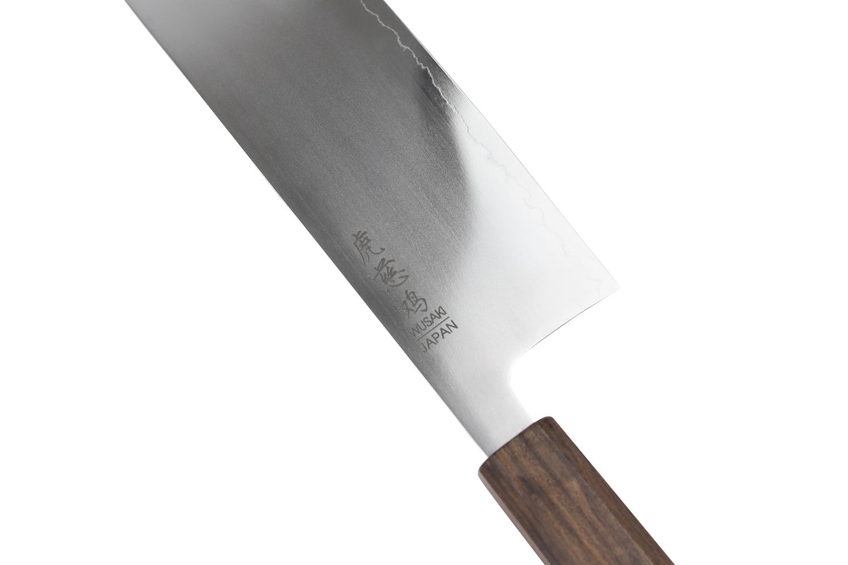 Couteau nakiri japonais artisnal 16cm Wusaki Hikari SLD