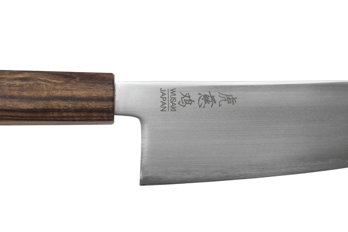 Handcrafted Japanese Santoku Knife Wusaki Hikari SLD 17cm