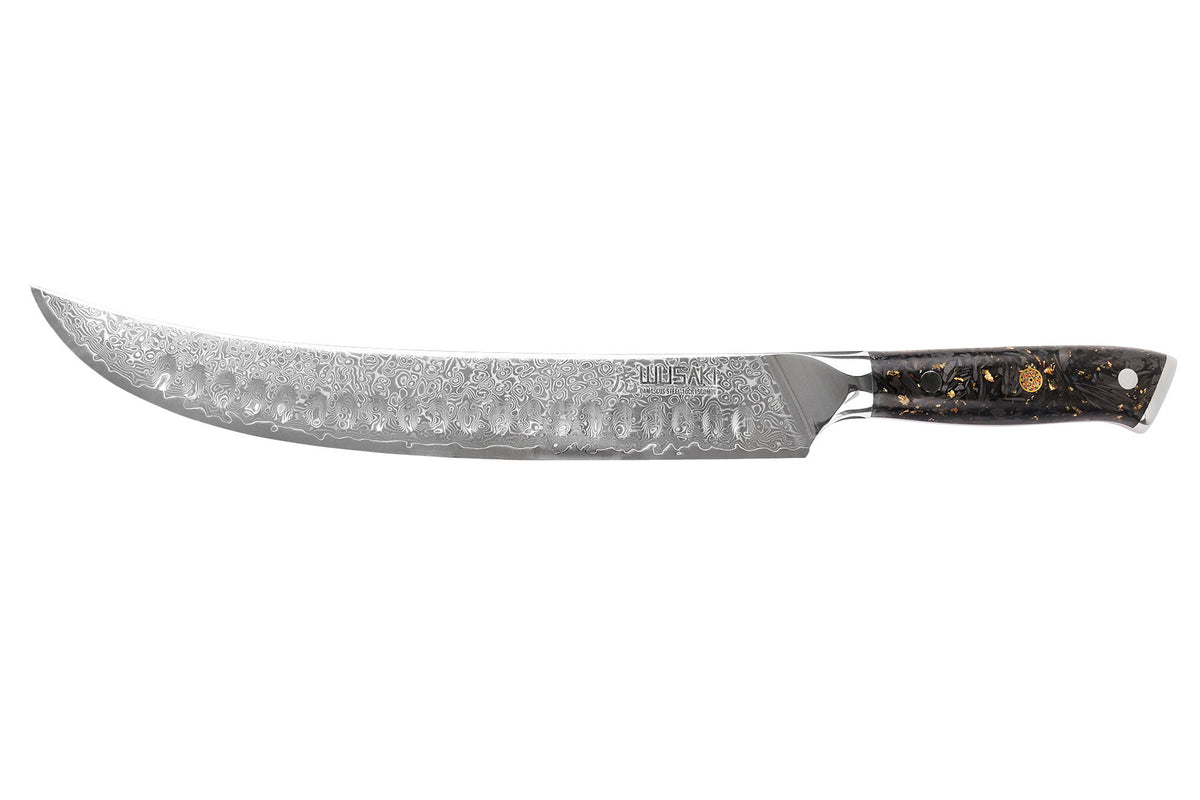 Couteau à découper Sakin Damas 10Cr 25cm