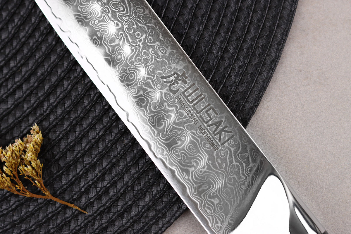 Sakin Damascus 10Cr Carving Knife 25cm
