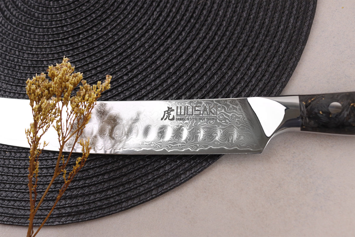 Sakin Damascus 10Cr Carving Knife 25cm