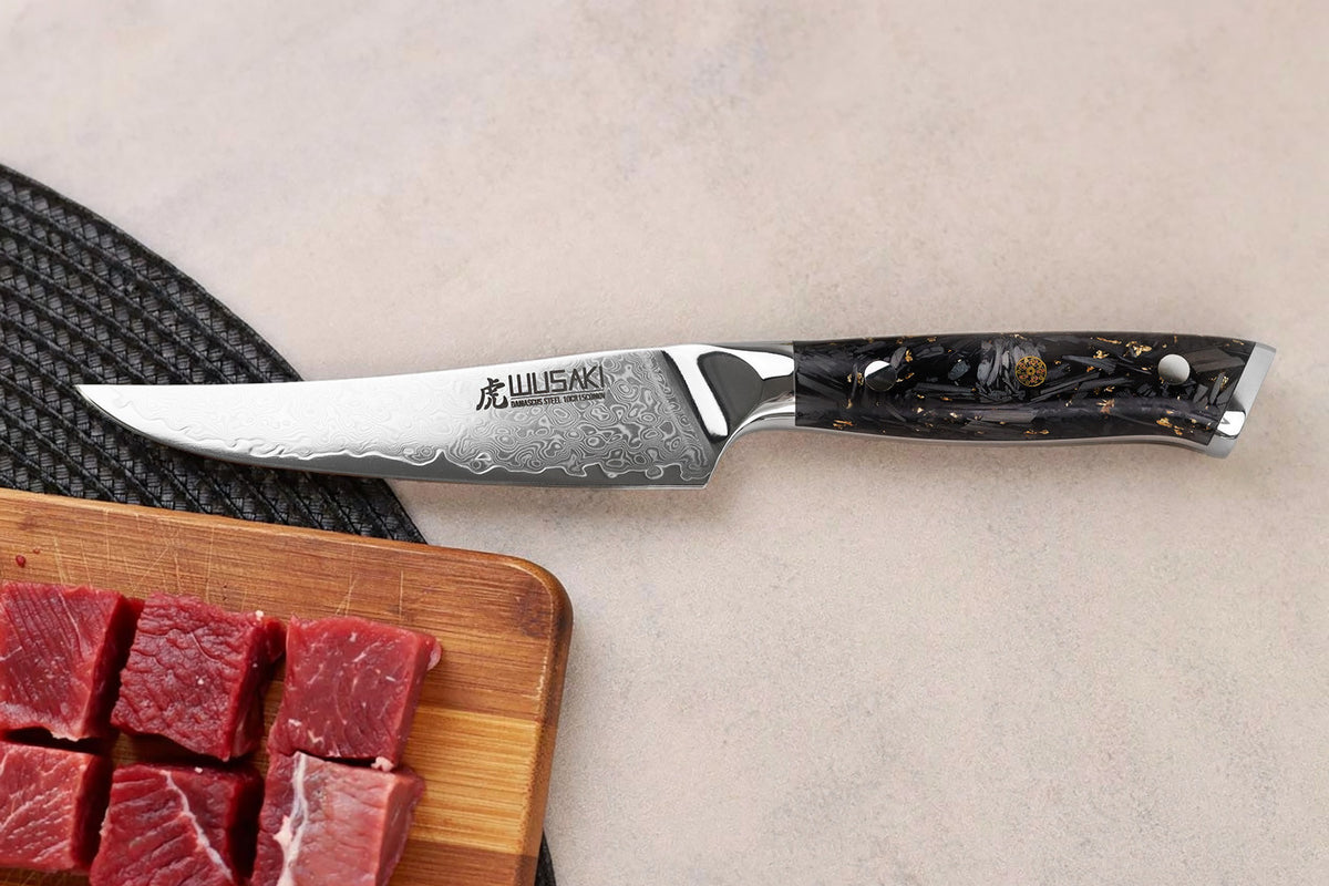 Couteau à steak Sakin Damas 10Cr 13cm