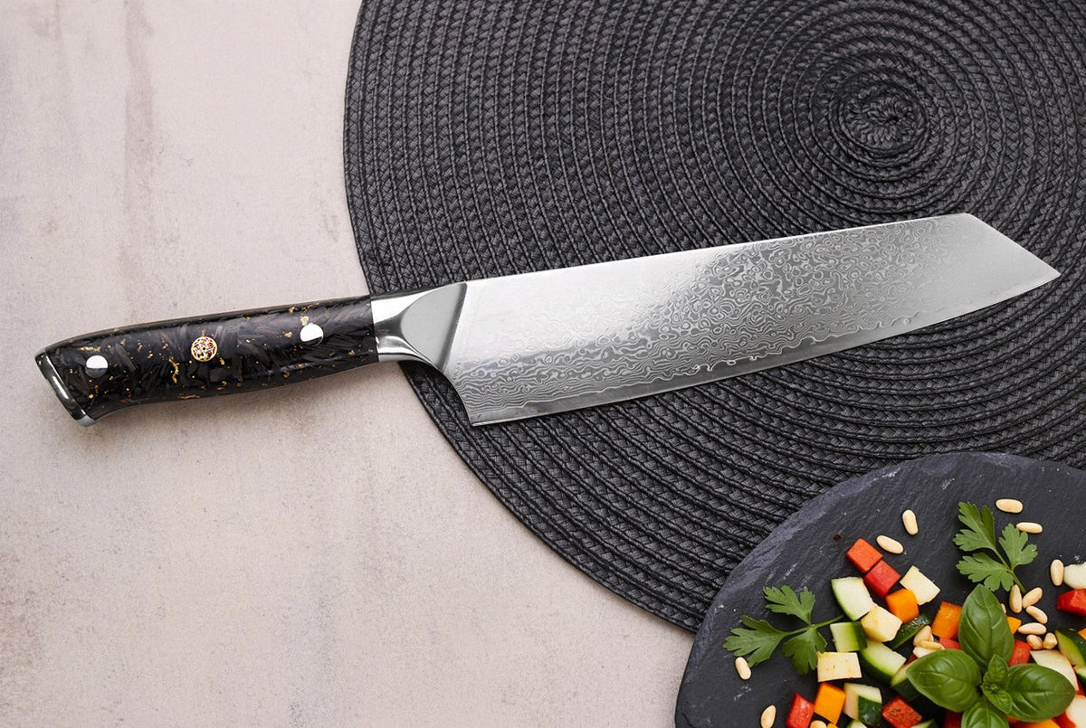 Couteau kiritsuke Sakin Damas 10Cr 20cm