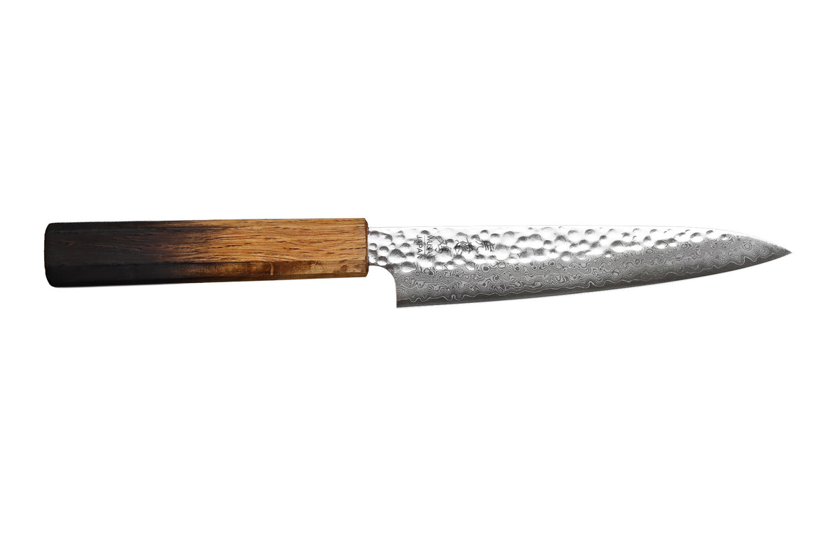 Couteau japonais artisanal Yaketa VG10 damas universel 15cm